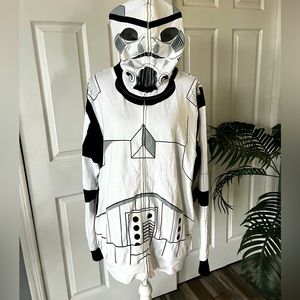 Star Wars Stormtrooper Zip-Up Costume Hoodie XXL
